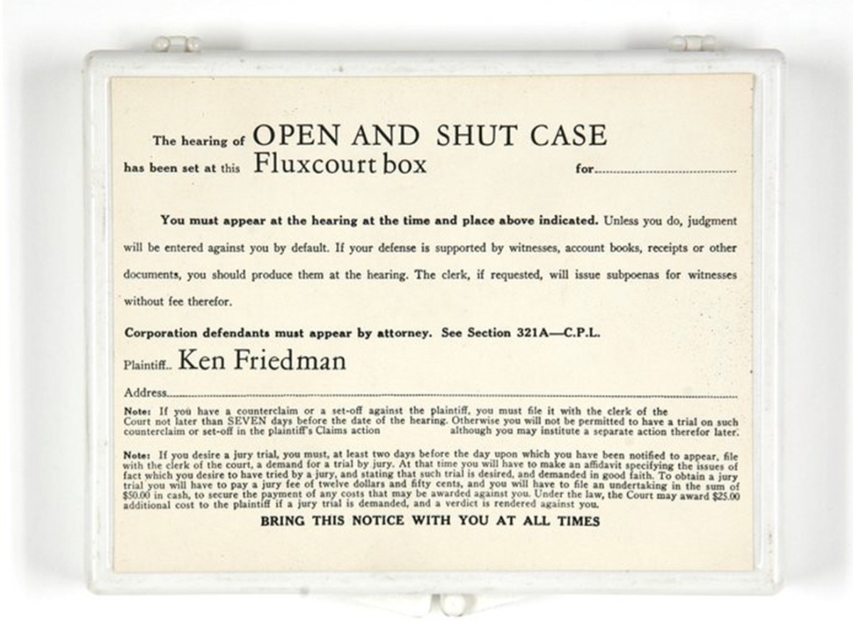 An open and shut case book