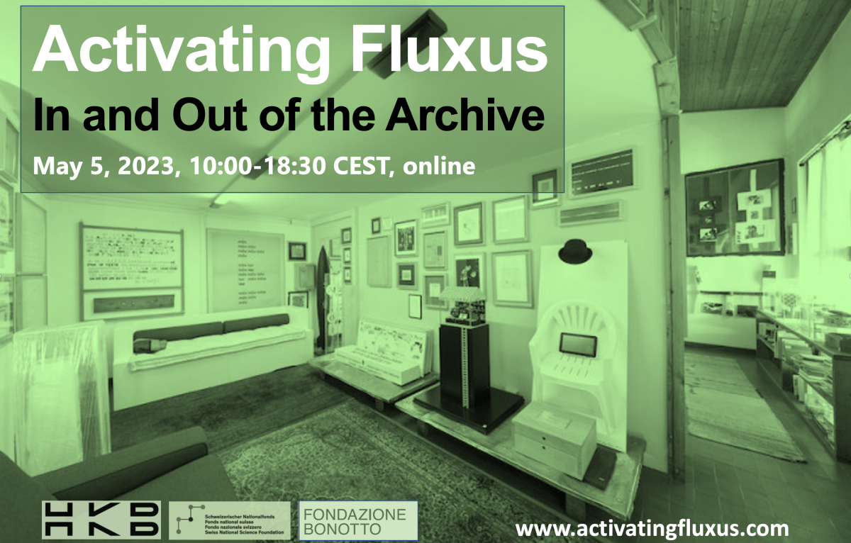 Activating Fluxus: In and Out of the Archive – Activating Fluxus